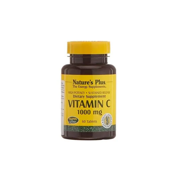 Vitamin C 1g 60 Tablets Natures Plus