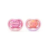 Avent Ultra Air Pacifiers, 2 pcs (Pink and Salmon) SCF343/22