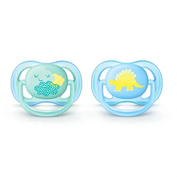 Avent Ultraair Infant Silicone Pacifier 0-6M 2U