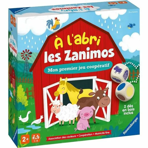 Edukacinis žaidimas Ravensburger À l'abri les Zanimos (FR) (1 Dalys)