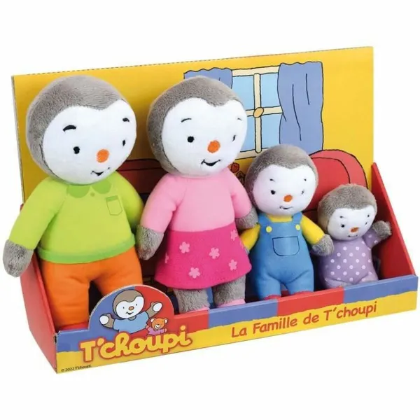 Pūkaina Rotaļlieta Jemini T´Choupi Family