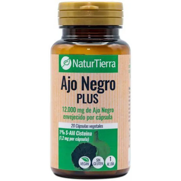 Naturtierra Ajo Negro Plus 20 Caps Vegetales