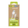 USB-Lightning Kaabel Muvit for Change Valge 1,2 m