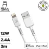 USB-Lightning Kaabel Muvit for Change Valge