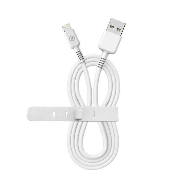USB - Lightning kaapeli Muvit for Change Valkoinen