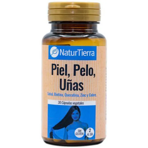 Naturtierra Piel, Pelo, Uñas 30 Caps Vegetales