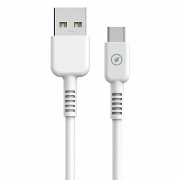 USB A uz USB-C Kabelis Muvit Balts 1,2 m