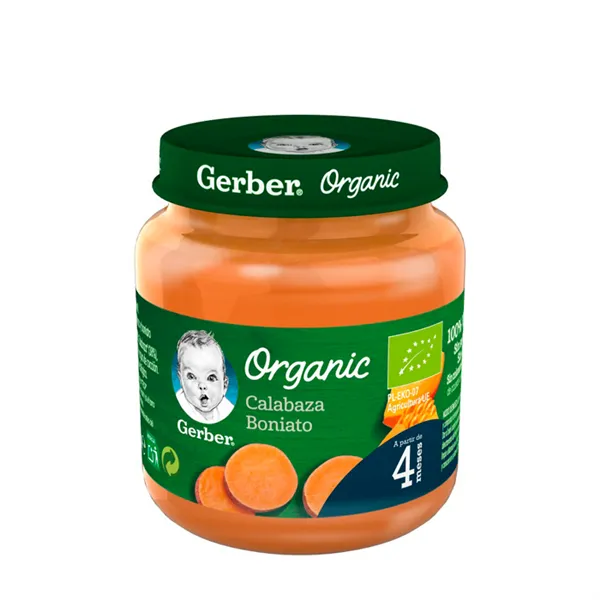 Gerber Organic Pumpkin and Sweet Potato 125g