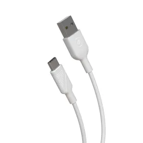 USB A - USB-C Kaabel Muvit Valge 3 m