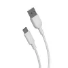 USB A - USB-C Kaabel Muvit Valge 3 m