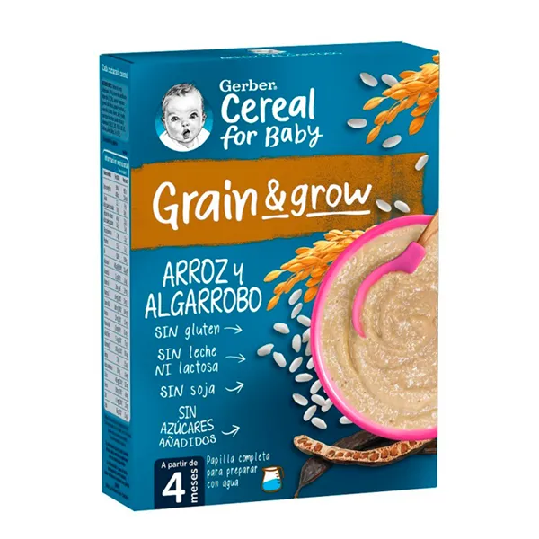 Gerber Rice and Carob Porridge 250g 