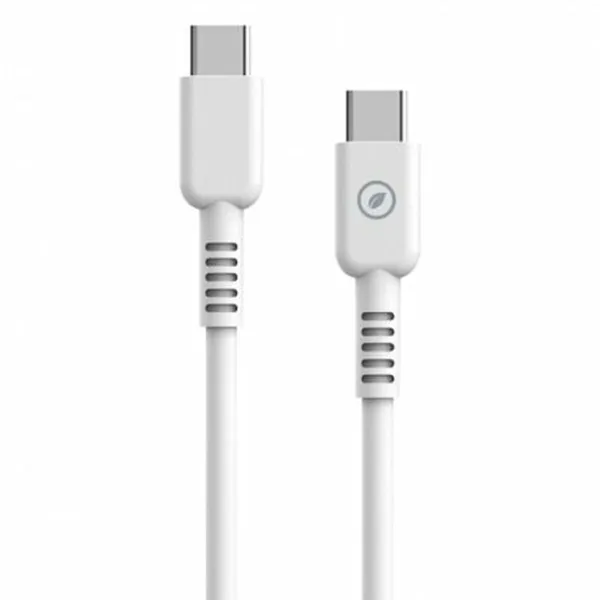 USB-C-kaabel Muvit MCUSC0008 Valge Must 1,2 m