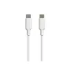 USB-C Cable Muvit MCUSC0008 White Black 1,2 m
