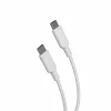 USB-C-kaabel Muvit MCUSC0008 Valge Must 1,2 m