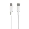 USB-C-kaabel Muvit MCUSC0008 Valge Must 1,2 m