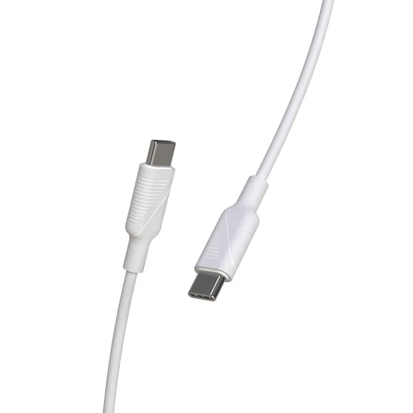 USB-C-kaabel Muvit MCUSC0008 Valge Must 1,2 m