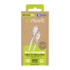 USB-C - USB-C Kaabel Muvit for Change Valge 3 m