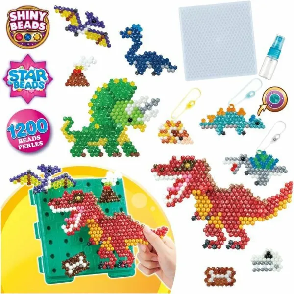 Amatų žaidimas Aquabeads The land of dinosaurs Spalvotas