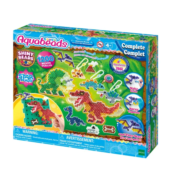 Ремесленный комплект Aquabeads The land of dinosaurs Разноцветный