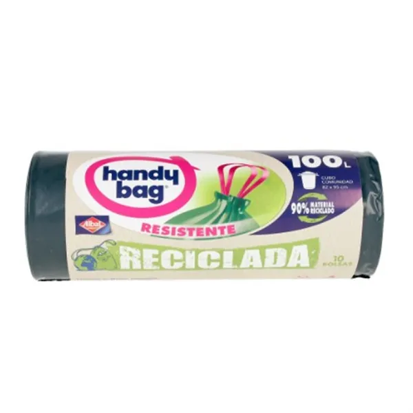 Albal Handy Bag Heavy Duty Recycled Trash Bag 100l 10 Units