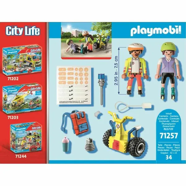 Playset   Playmobil City Action - Supervisor with Segway 71257         34 Pieces