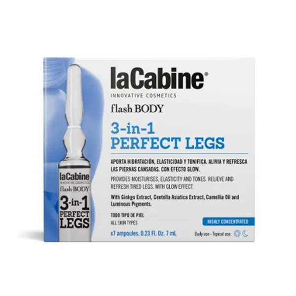 La Cabine 3 In 1 Perfect Legs Ampoules 7x7ml