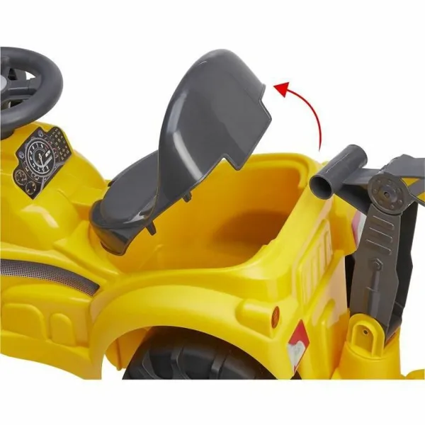 Kolmratas Ecoiffier Carrier Kollane Traktor