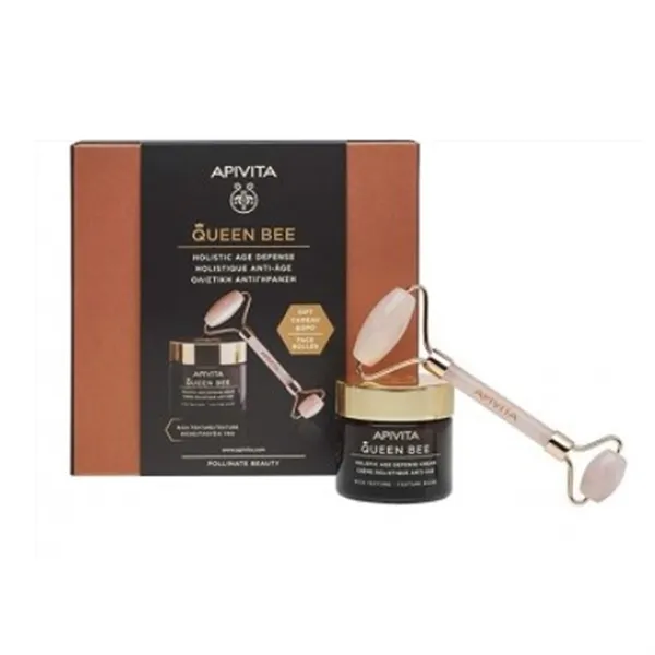 Apivita Queen Bee  Rich Texture Cream 50ml Set 2 Pieces