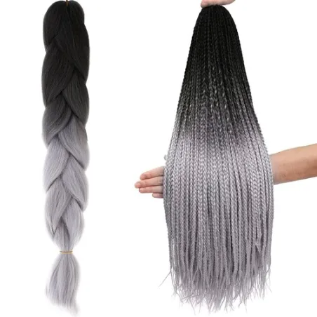 Sintetinės plaukų ombre pynės sz/sz W10345