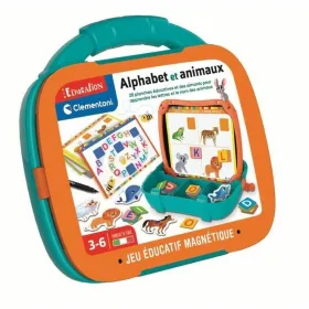 Stalo žaidimas Clementoni Magnetic Letters & Animals Case 27 x 23 x 5 cm 28 x 6 x 24 cm