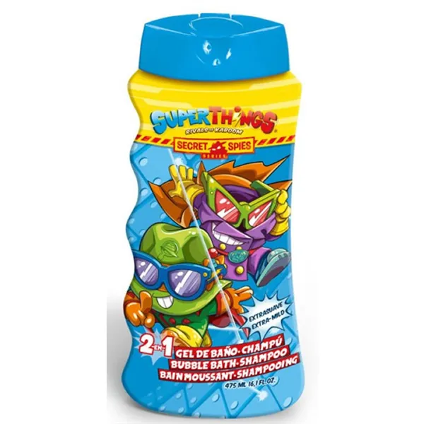 Cartoon Superthings Shampoo And Shower Gel 475ml