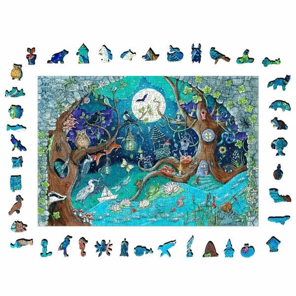 Palapeli Ravensburger 17516 Fantasy Forest Puu 500 Kappaletta