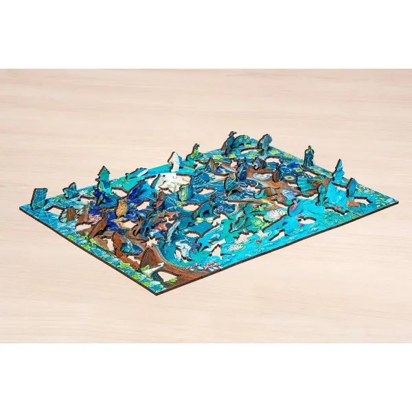 Puzle un domino komplekts Ravensburger 17516 Fantasy Forest Koks 500 Daudzums