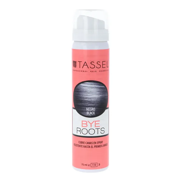 Eurostil Tassel Bye Roots Cubre Canas En Spray Negro 75ml