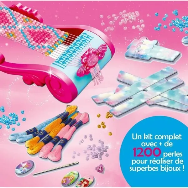 Ranneke- ja kaulakoruaskartelusetti Ravensburger Disney Princesses loom Fashion creation Muovinen