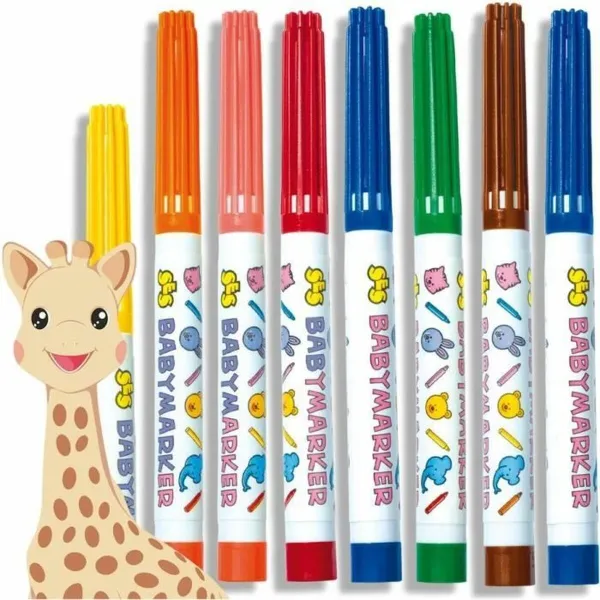 Flomasteru Komplekts babies SES Creative SOPHIE LA GIRAFE Daudzkrāsains