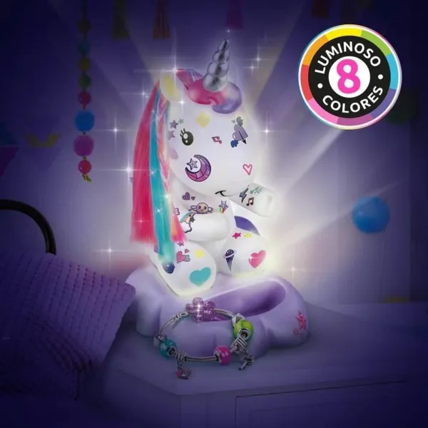 Šviečiantis vienaragis Canal Toys Cosmic Unicorn Lamp to Decorate Collector's Editio Spalvotas