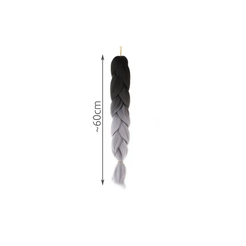 Sintetinės plaukų ombre pynės sz/sz W10345
