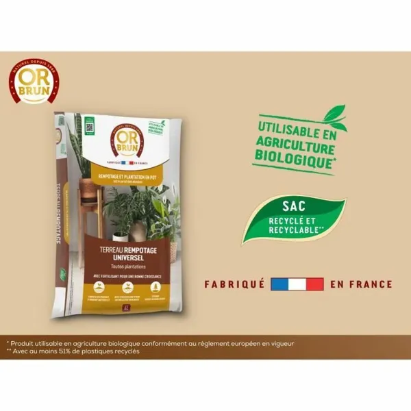 Ruukkukomposti OR BRUN 6 L