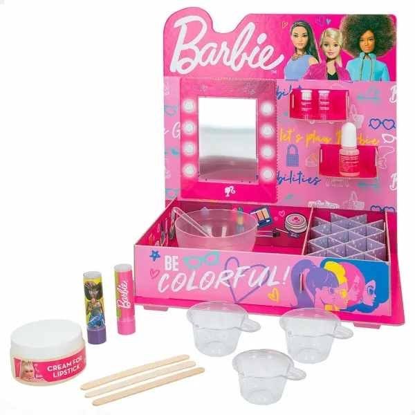 Komplekts grima izveidošanai Lisciani Giochi Barbie 15 Daudzums Lūpu Krāsas