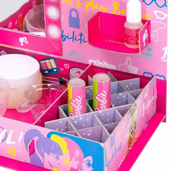 Komplekts grima izveidošanai Lisciani Giochi Barbie 15 Daudzums Lūpu Krāsas