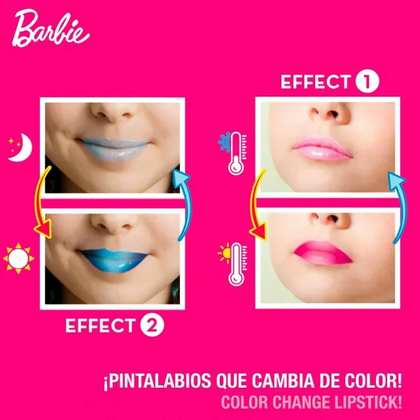 Komplekts grima izveidošanai Lisciani Giochi Barbie 15 Daudzums Lūpu Krāsas