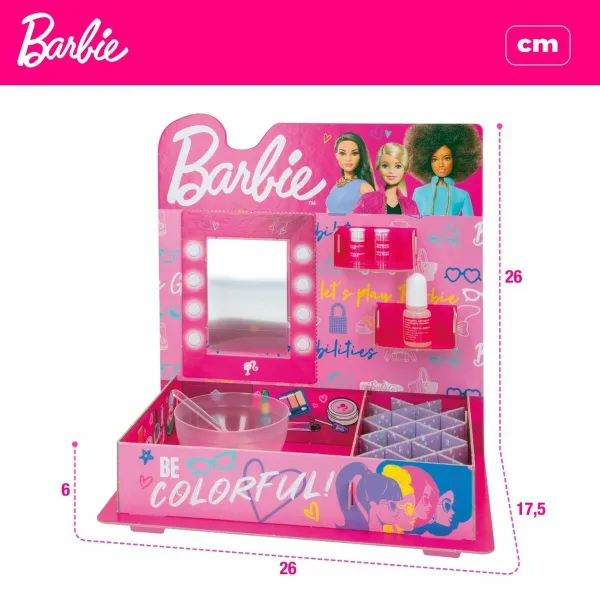 Komplekts grima izveidošanai Lisciani Giochi Barbie 15 Daudzums Lūpu Krāsas