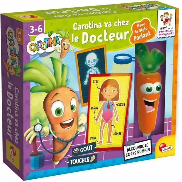 Opettavainen peli Lisciani Giochi Carotina va chez le docteur
