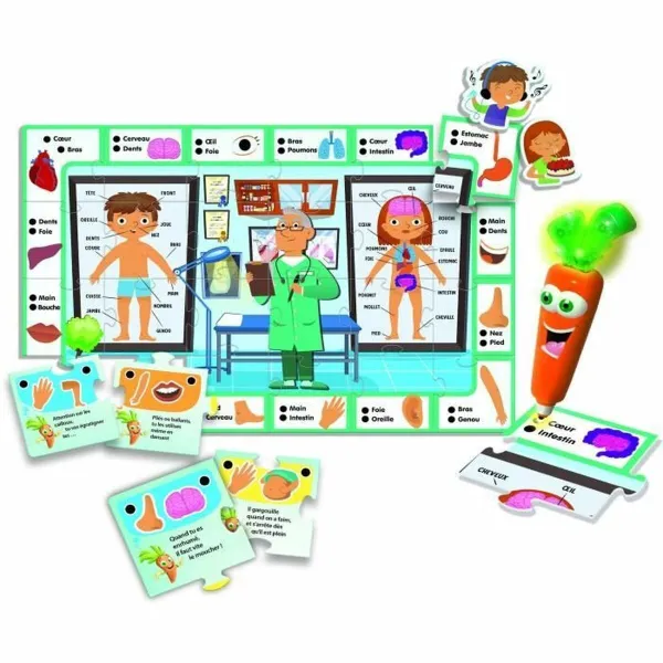 Opettavainen peli Lisciani Giochi Carotina va chez le docteur