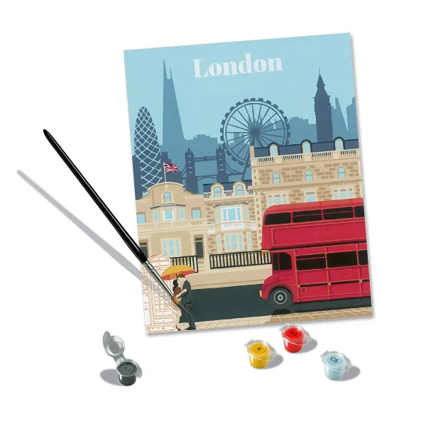 Värvide nummerdatud komplekt Ravensburger London