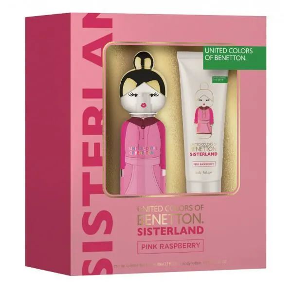 Est Benetton Sister P Rasberry Col 80 Body 75ml