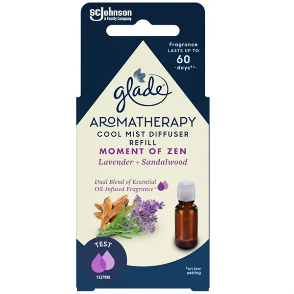 Glade Aromatherapy Moments Of Zen Lavander And Sandalwood Electric Air Freshener Refill 1 Unit