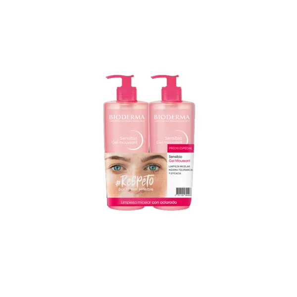 Bioderma Sensibio Gel Moussant 2x500ml