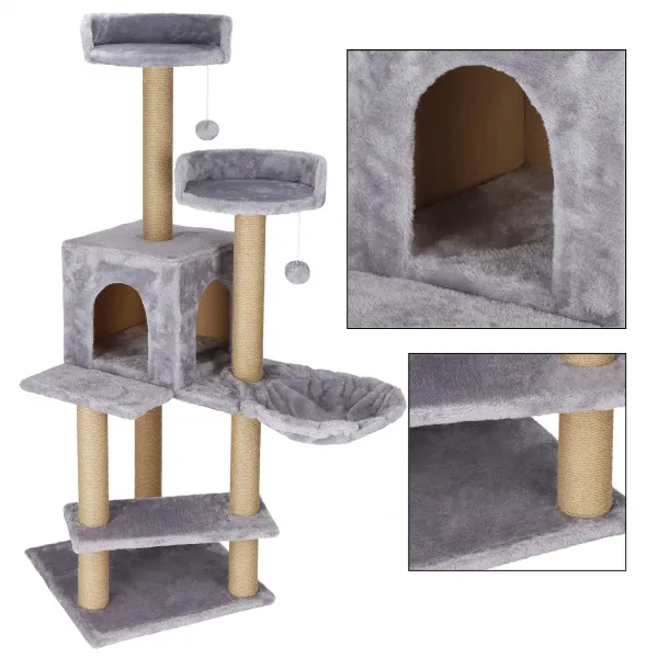 Multi-level cat house in Springos PA1043 129 cm